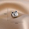 New 925 Silver Puppy Panda Bee Hedgehog Pendant, Suitable for European Bracelet DIY Exquisite Jewelry