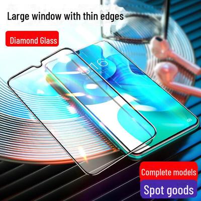 Redmi 10X 4G/5G Full Screen Tempered Glass Protector - Blue Light Block, Anti-Fall, No White Edge