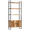 Day and Night - Day and Night 4-tier Shelf In Rough Mango Wood 80x30x180 Cm