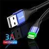 USLION 3A 2m Type C USB Cable Mobile Phone Charger Type-C Fast Charging Andriod Microusb Data Cord
