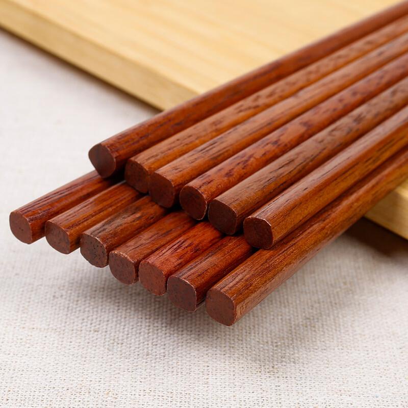 Alishan Solid Red Elm Wood Chopsticks