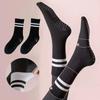 8Colors Sports Socks Cotton Mid-tube Bottom Professional Non-slip Silicone Indoor Fitness Socks Women's Dance Pilates Yoga Socks