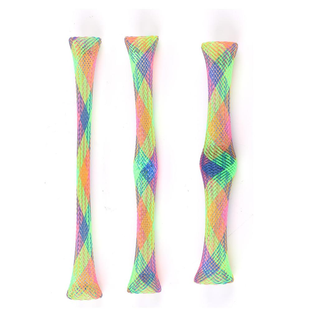 3Pcs Cat Spring Shape Tube Toy Colorful Bouncing Interactive Toy with Bell and Catnip