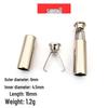 Colored Metal Alloy Hoodie Drawstring Clip Buckle