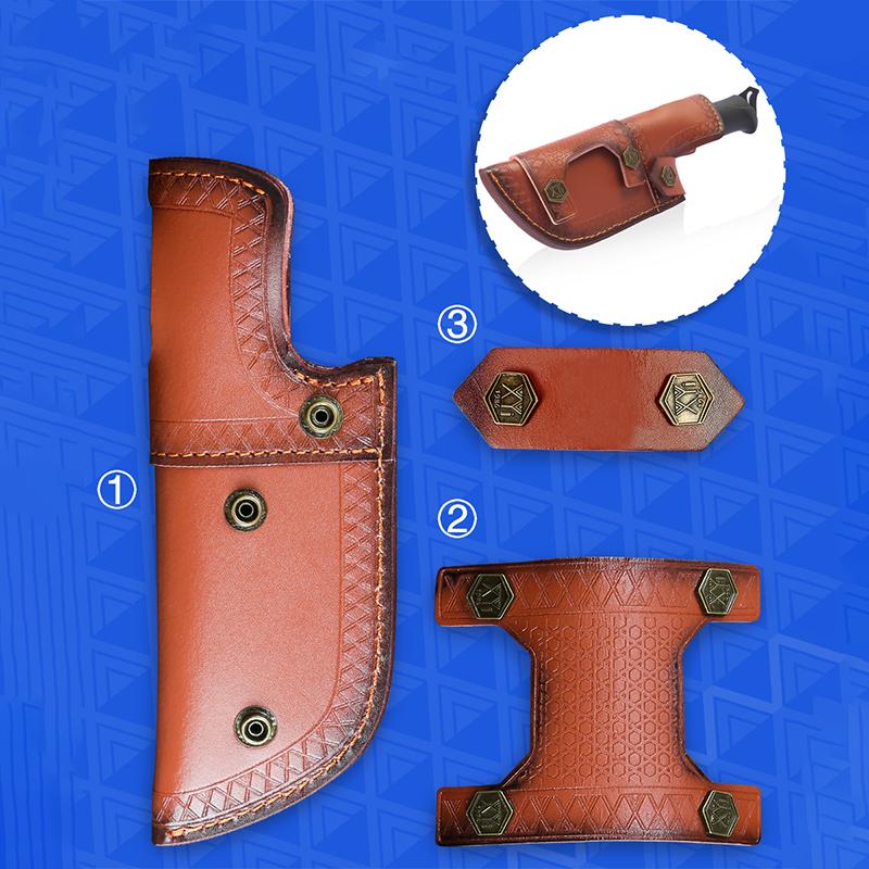 Funda universal para cuchillos de chef, funda protectora para cuchillos rebanadores, de cuero sintético, para exteriores, protector de hoja