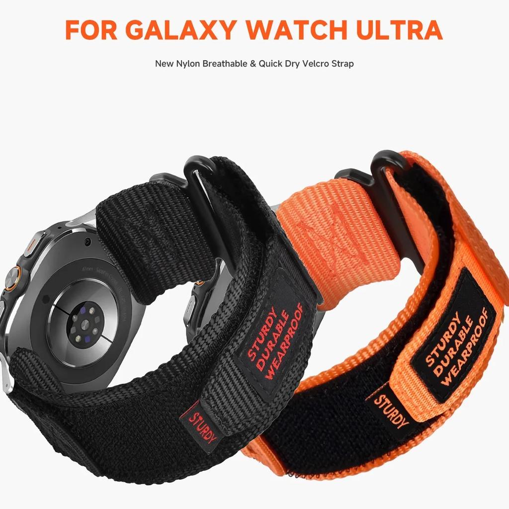 Nylon Loop Strap for Samsung Galaxy Watch 7 Ultra Band 47mm Sport Wristband for Galaxy Watch7 Ultra 47mm Watchband Bracelet