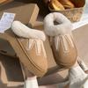 New cotton slippers autumn and winter plush comfortable home non-slip warm couple indoor cotton shoes