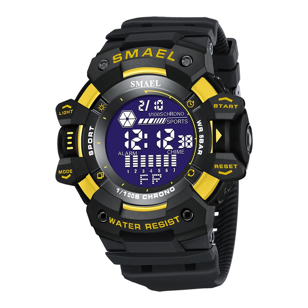 Smael 8050 Electronic Men s Digital Wrist Watches Waterproof Week Display Chronograph Men Digital Watches for Relojes De Hombre SMAEL 8050