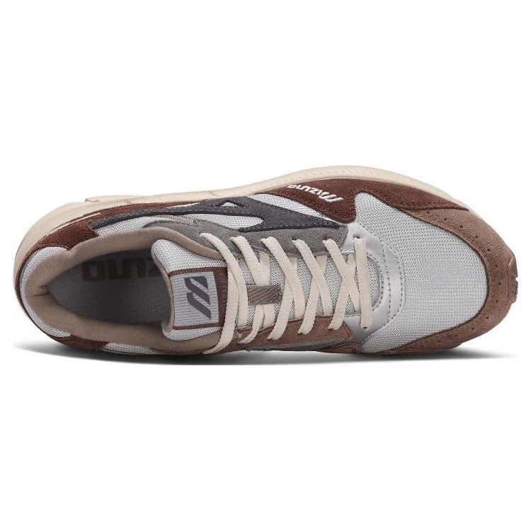 Mizuno Pi Retro Vintage Thick Sole Suede Synthetic Leather Shock Absorption Non-Slip Breathable Low-Top Casual Running Shoes D1GH2323-03
