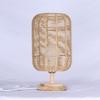 JOYINLED Boho Pendant Light Flush Mount Hanging Light Rattan Ceiling Woven Lamp Shade Basket for Kitchen Island Dinning Table