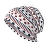 US Flag Print Warm and Soft Knitted Hat Lightweight Casual Hat Type Loose Chemotherapy Cap Cancer Patient Headwear Gift