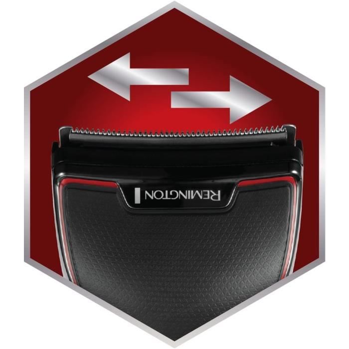 Tondeuse Cheveux - REMINGTON - QuickCut Pro - Moteur Puissant - 12 Guides de Coupe - Autonomie 70 min