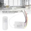 2/3/4 Ways Wall Remote Control Switch 220V ON/OFF Remote Control Kit ABS Flame Retardant Material Nominal 7A Relay