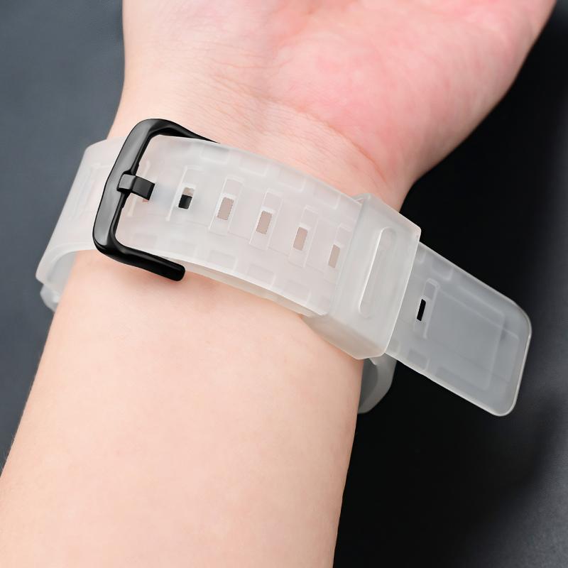 Reimveske for Casio G-Shock AQ-S810 Menn Kvinner Erstatning Matt Gummi Silikon Klokkereim Armbånd