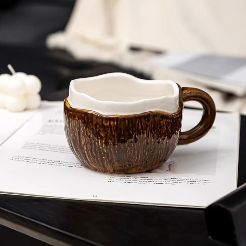 280ml Porcelain Coffee Cup Design Style Cup For Kitchen Breakfast decoration