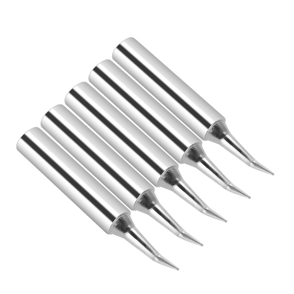 5Pcs 900M IS Soldering Iron Tips Solder Tip Tool Replacement for 936 Rework Station