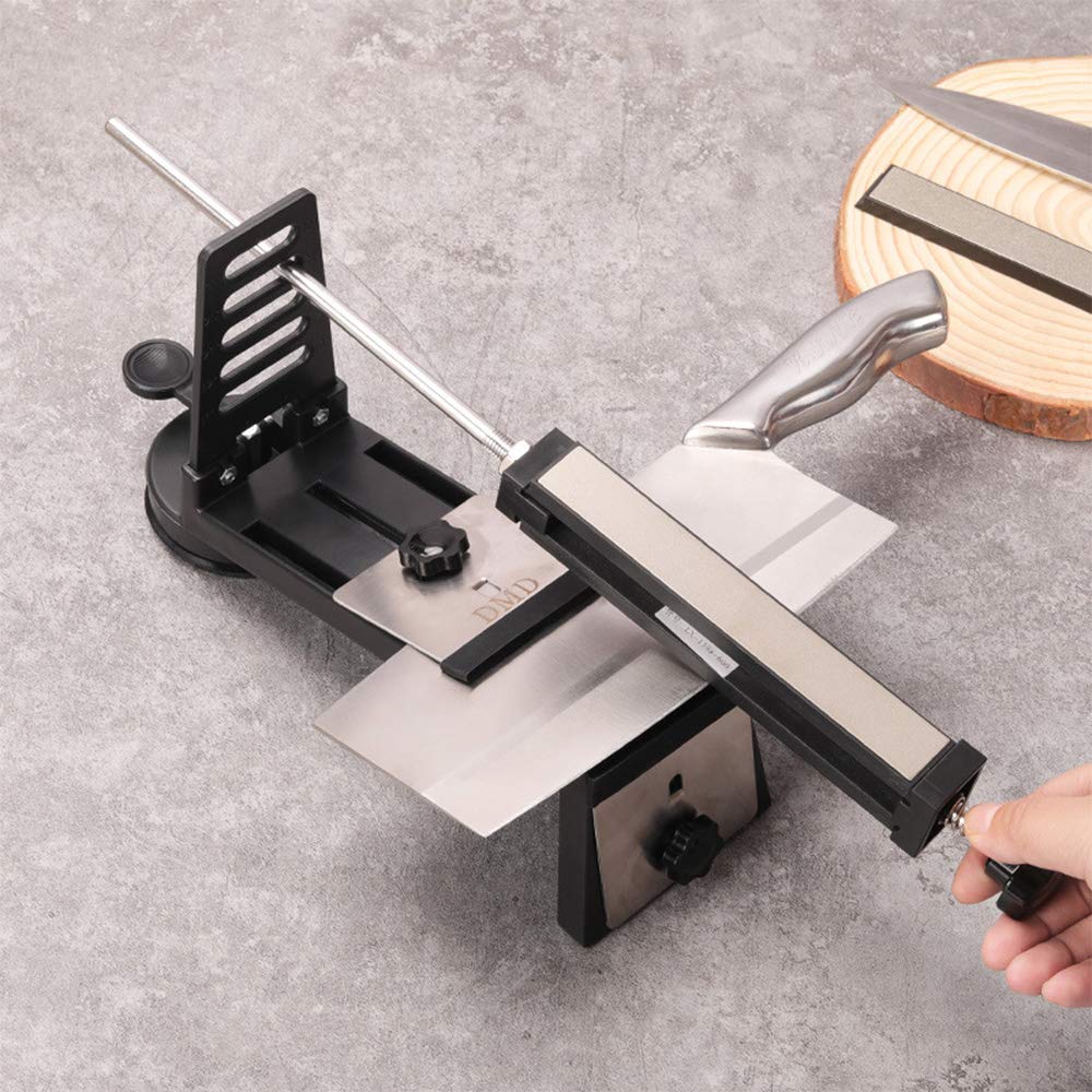 Knife Sharpener Fixed Angle Knife Sharpener Professional Knife Grinder with 4 Sharpening and for Knives and Scissors Kit, Kit, Stones, 120mm, 320mm,