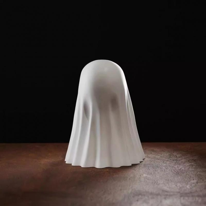 Little Ghost Scares You with Creative Halloween Cute Ghost Ornaments, Creative Desktop Decorations, and Gifts for Children