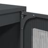 TV Stand Anthracite 68 X 39 X 60.5 Cm Cold Rolled Steel