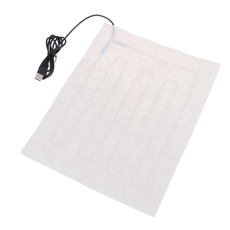 Tampone Riscaldante USB Foglio Riscaldato Pieghevole Cuscino Riscaldante per Sedile Auto Scaldasedile Impermeabile Animale Domestico Rettile Animale Inverno Caldo Tappetino Riscaldante