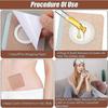 2025 Latest Model  50Pcs Castor Oil Patches, Castor Oil Pack Wrap, Disposable