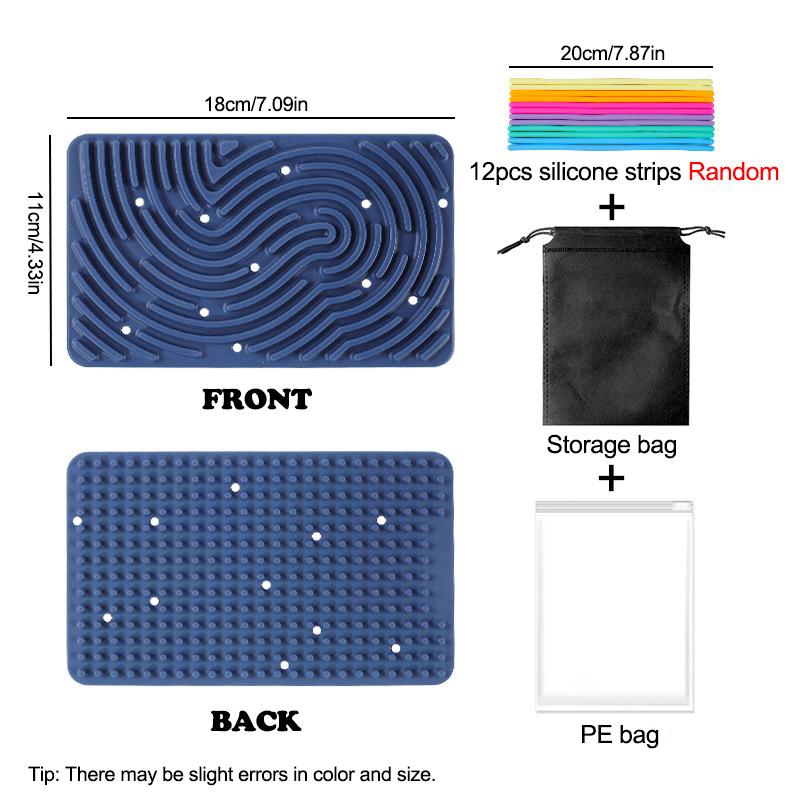 3D Silicone Texture Stress Relief Toy Puzzle Portable Fine Motor Skills Busy Board Christmas Activity Design Tree Shape