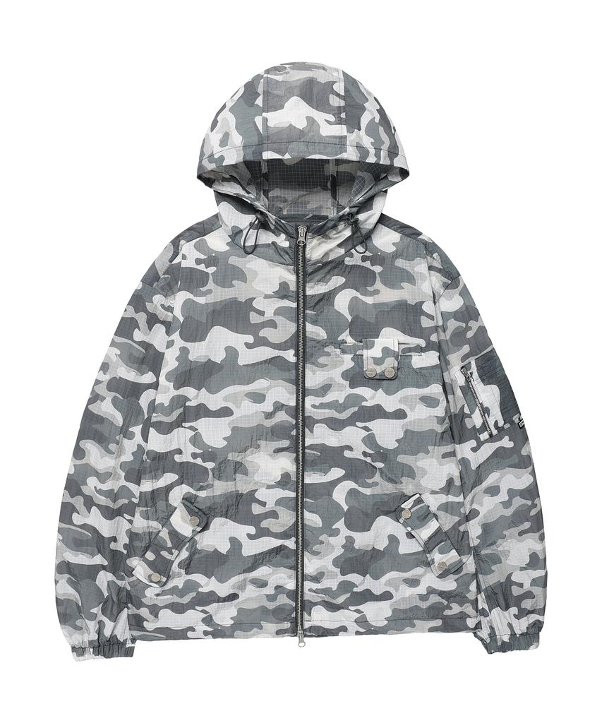 Thevinylhouse Ribstop Sheer Windbreaker Camo