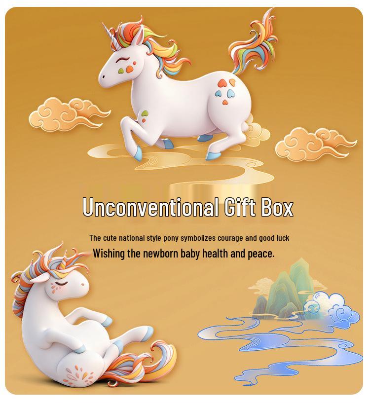 High-End Baby Gift Set: Newborn Spring/Autumn Clothes for Full Moon Celebration