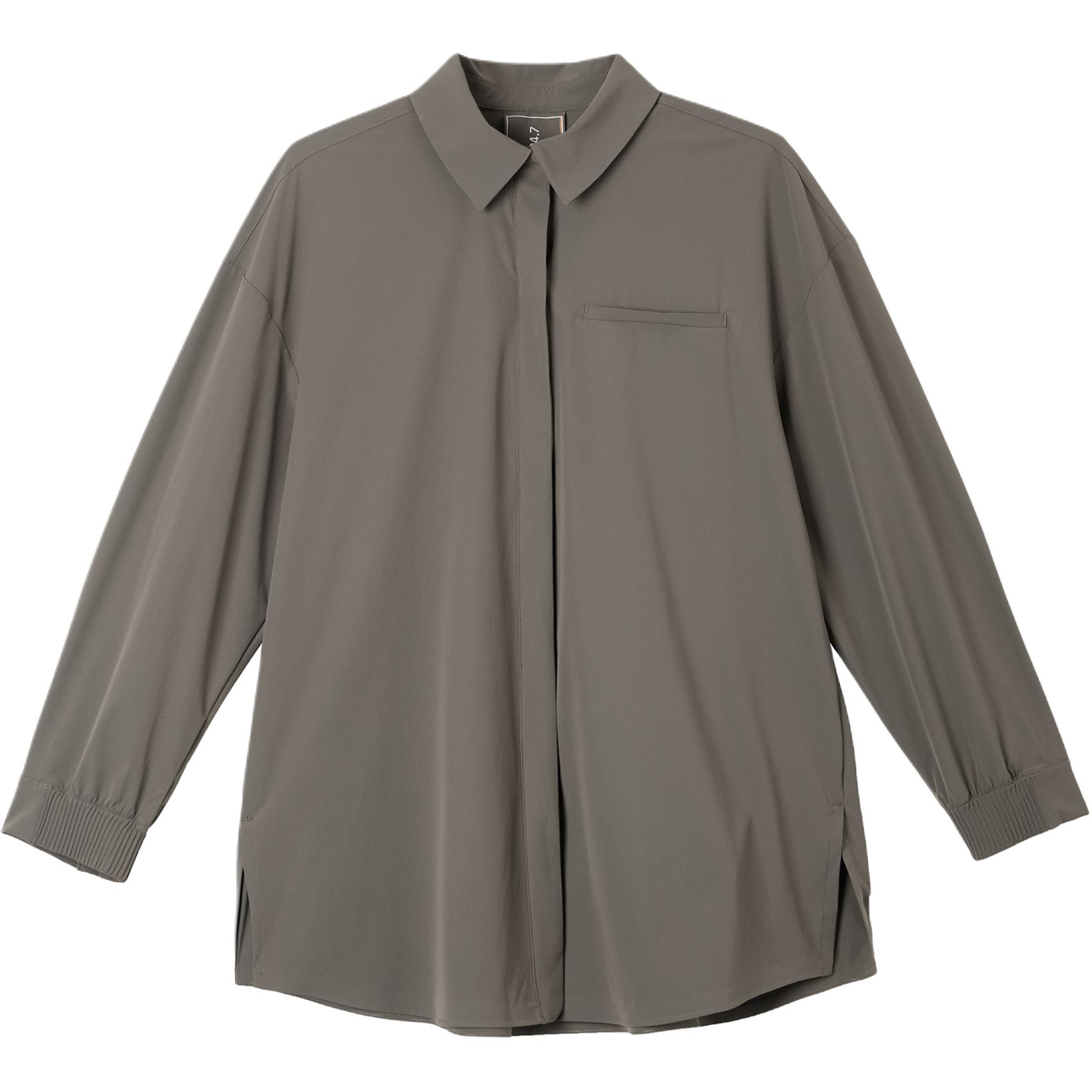 Nike Dri Fit Shirt Women s Ore Gray/Baroque Brown HQ0237-004 M