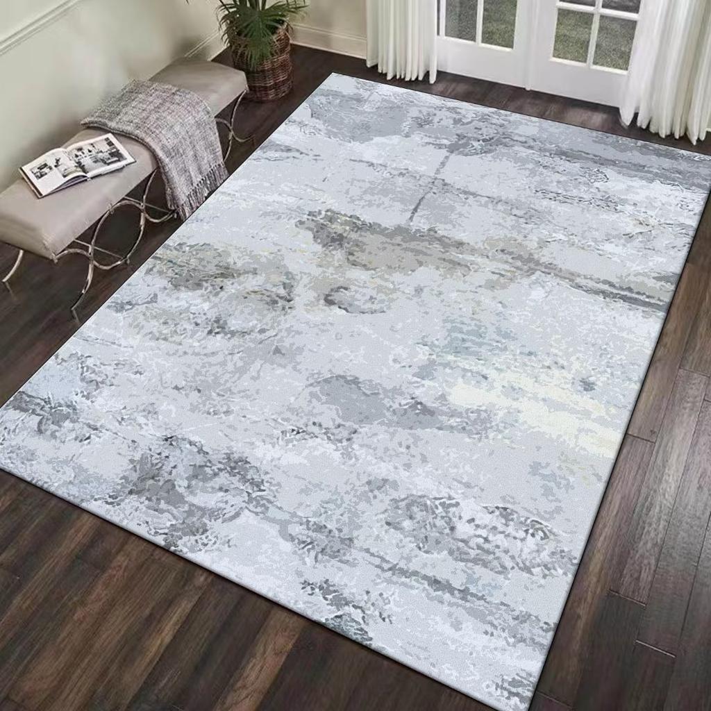 Modern Abstract Carpet Light Gray Carpets for Living Room Hall 200x300cm Large Area Rug Washable Bedroom Decoration Floor Mat