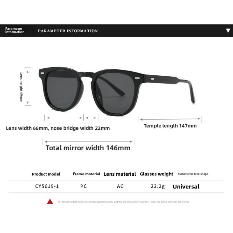 Women's sunglasses, men's and women's fashion square sunglasses