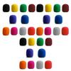 50-10pcs Practical Microphone Foam Colorful Mic Sponge Cover Professional Studio Windscreen Mic Cap Music Speaker Cover