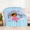 Dora Explorer Blanket Soft & Cozy Suitable for Office Picnics Chair Four Seasons Universal Playful Design Perfect Gift for Relatives and Friends