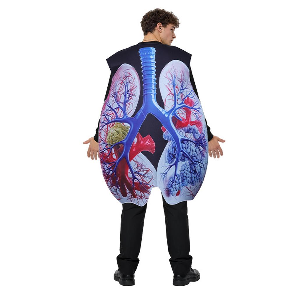 Human Organ Lung Party Role-playing Costume, Adults