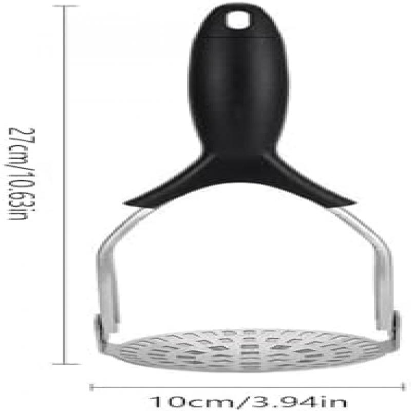 Kartoffelpüree Manual Stainless Steel Kitchen Masher Multi-Purpose Food Crusher Tool for Avocado Potato Pumpkin Carrot Home Kitchen Essential