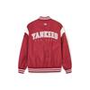 New MLB SS24 New York Yankees Baseball Jacket Unisex Burgundy 3AJPV0641-50WIS