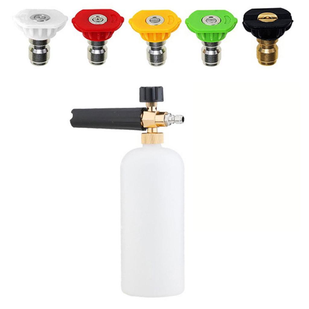 High Pressure Washer Gun , Car Washer Gun with 5 Nozzles and M22 Coupler For Car Washing And Garden Cleaning Tools