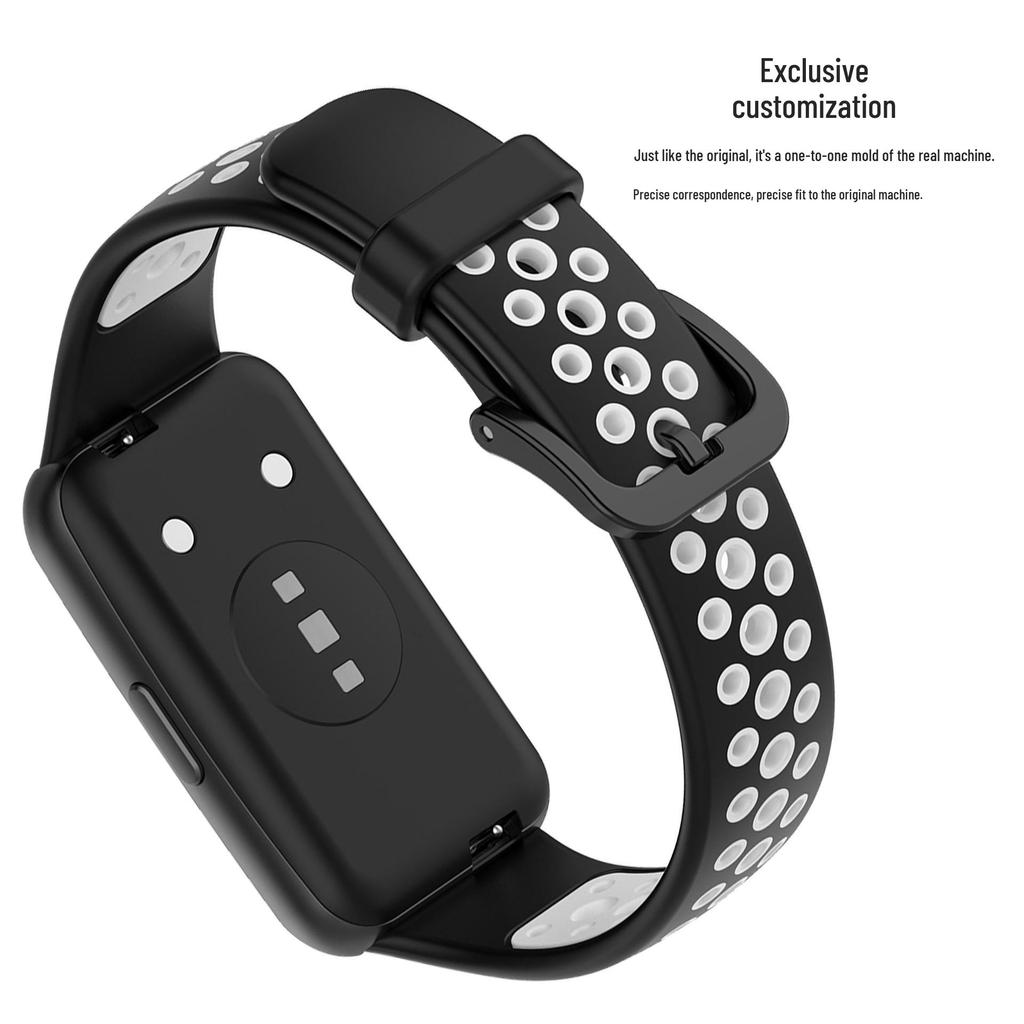 Breathable Two-Color TPU Replacement Strap for Huawei Band 7