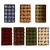 Soft Ribbon Christmas Bauble Set, 15 PVC Baubles for Tree Styling, Seasonal Room Display, and Entry Table Home Use