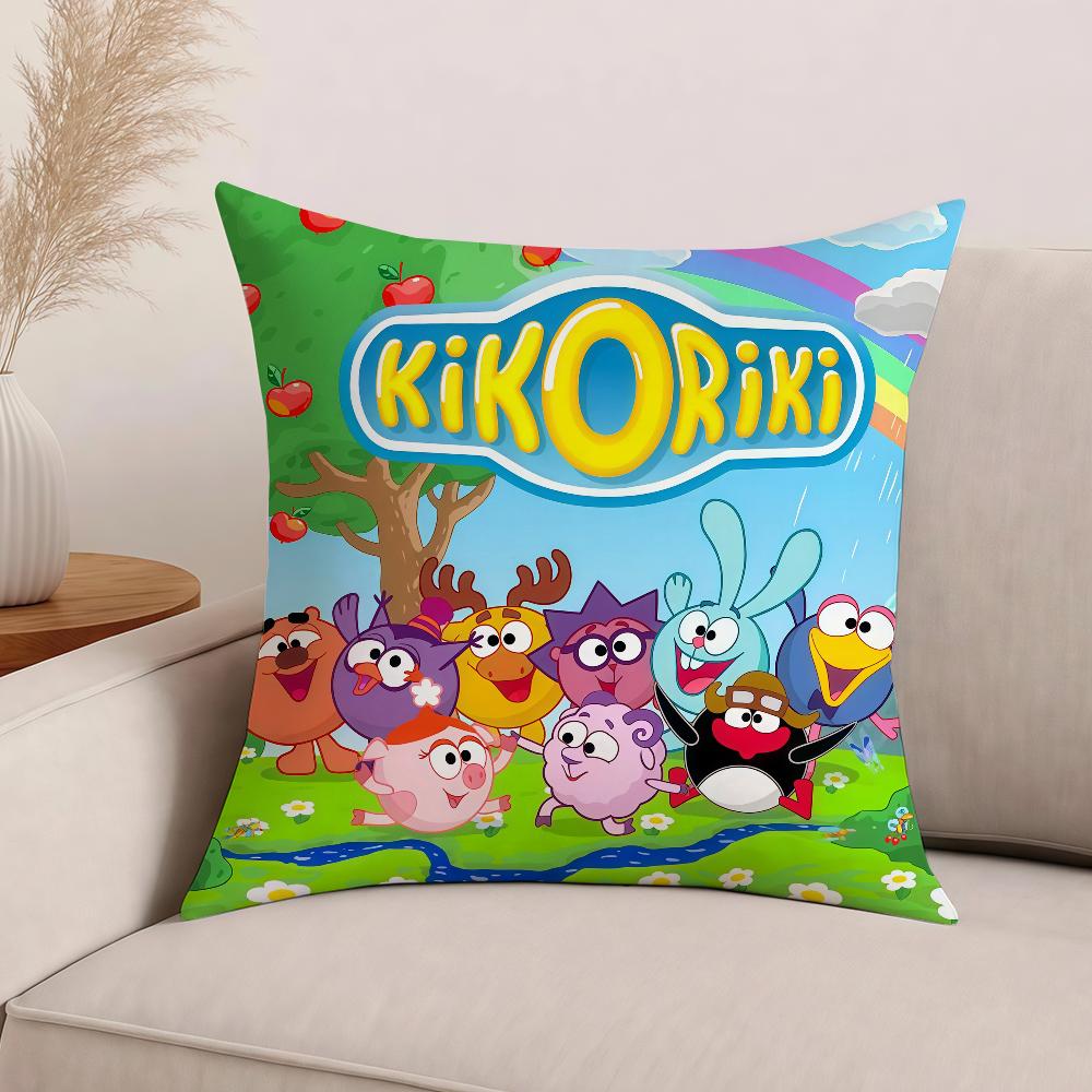 Cartoon S-Smeshariki Pillow Case Office Cushions Suitable For Sofa Car Bedroom Decorative Cushion Cover