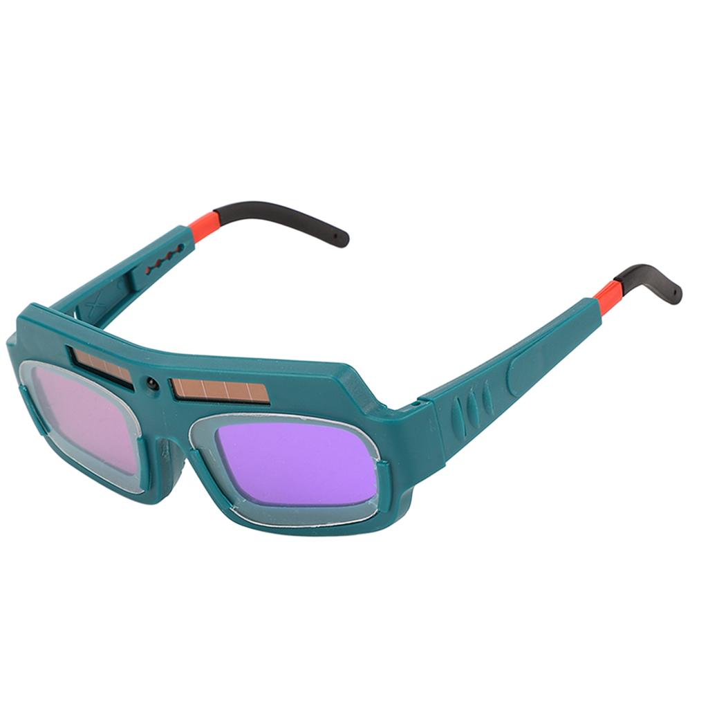Solar Auto Darkening Welding Goggle Arc and Strong Light Protection Dimming Glasses Dark Green