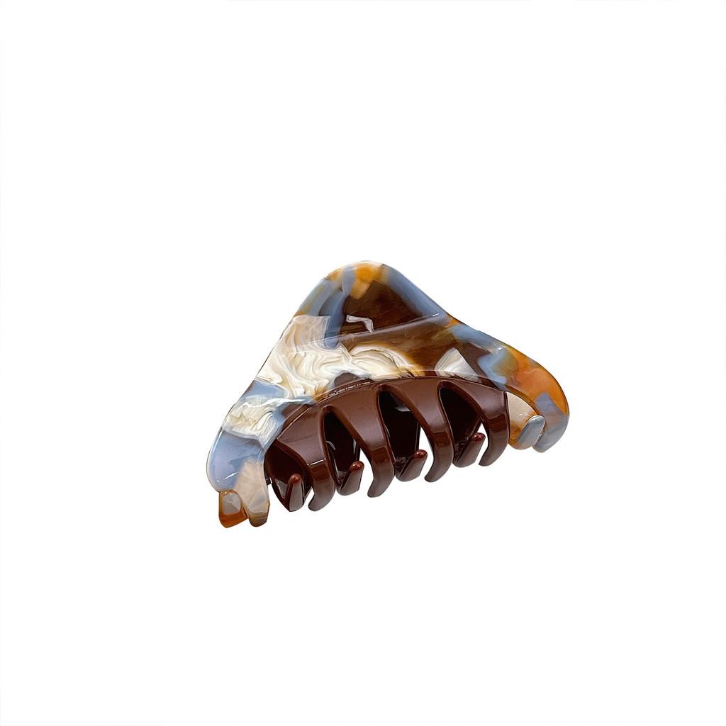 Fashionable Acetate Hair Claw With Geometric Lines Beautiful Hair Clip For Women