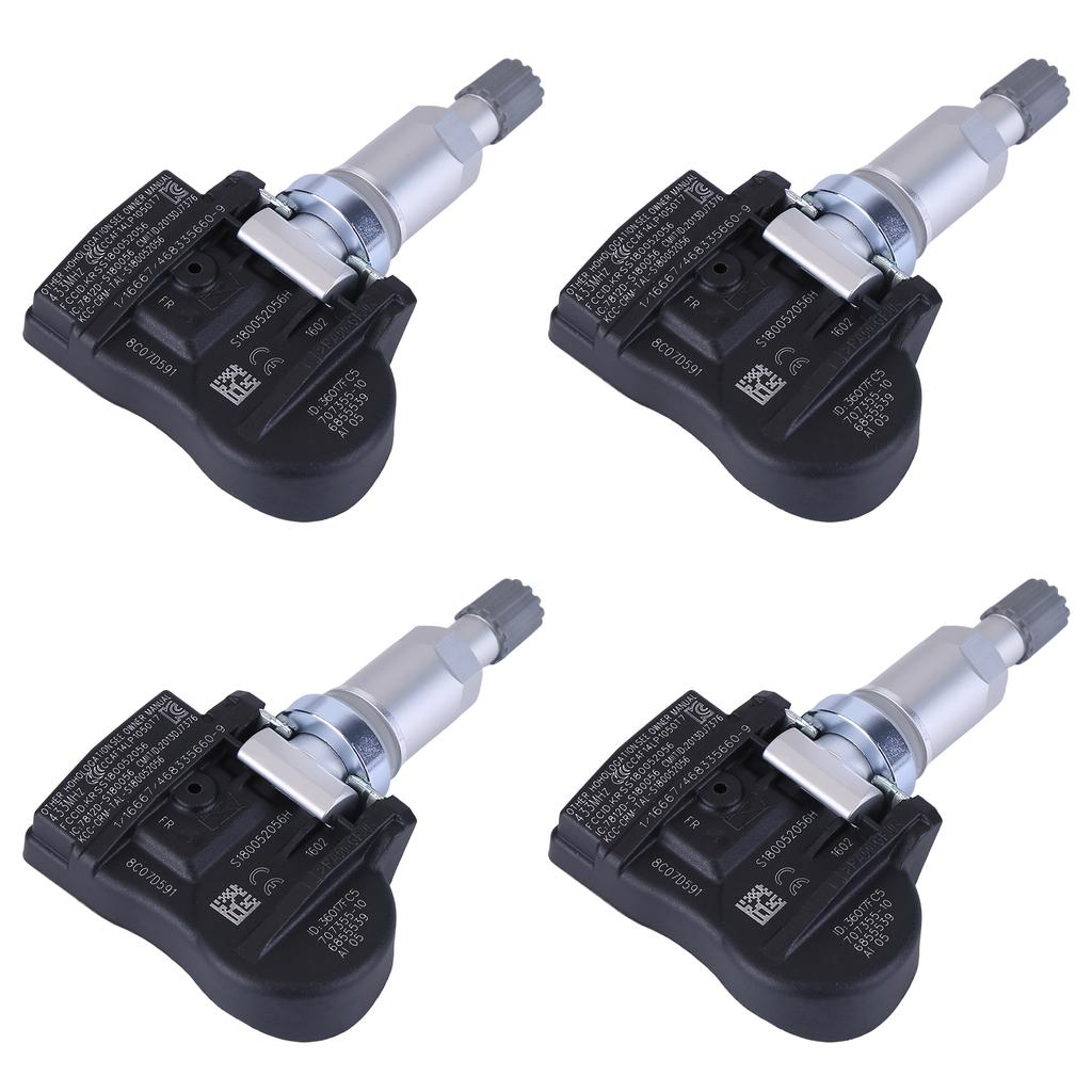 4x snímač tlaku v pneumatikách 36106881890 Kompatibilní pro 3er F30 F31 4er X1 F48 M3 F80 RDCI RDK