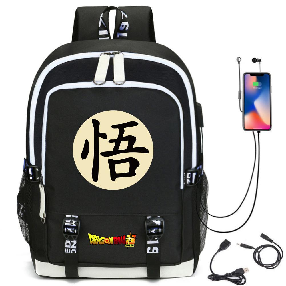 Anime Dragon Ball Surrounding Sun Wukong Printing Student Youth Large Capacity Casual School Bag Male Backpack Female