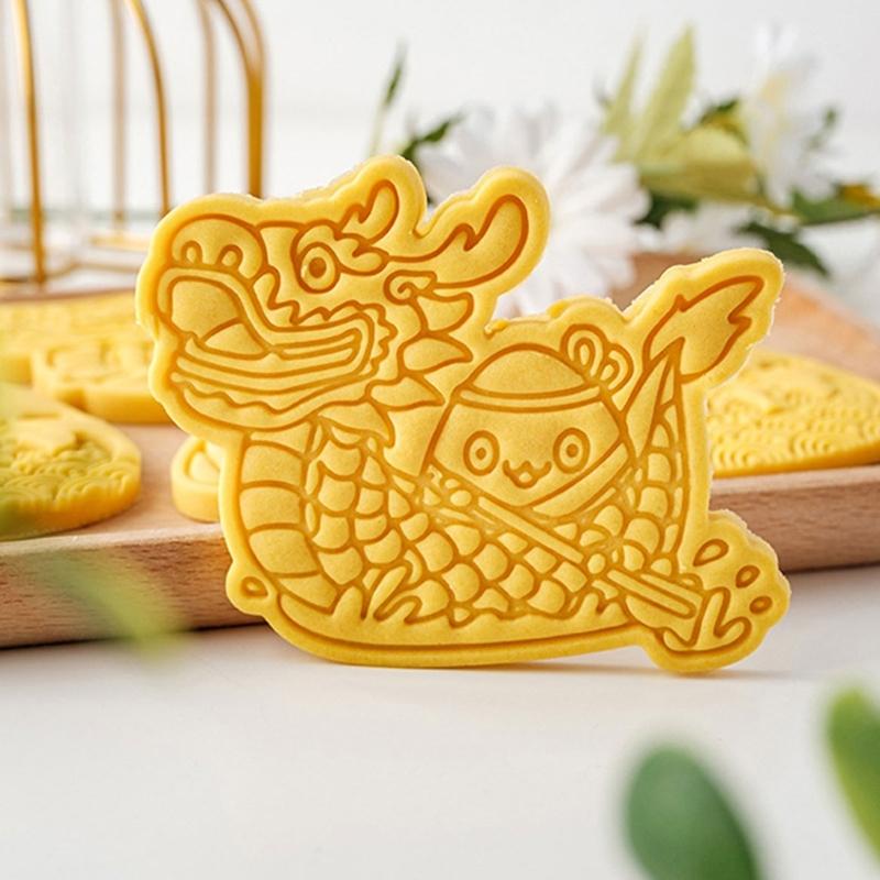 Beautiful Pattern Biscuit Crafting Embosser Funny Dessert Molds Celebration Cookie Stamp Alternative Shape Biscuit Molds