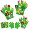 Children Hand Puppets Set Montessori Parish Toy DIY Animal Finger Puppets Storytelling Kindergarten Baby Interaction Social Tool