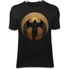 Moon Reaper T-Shirt – Skull Face, Black Wings, Crescent Balance, Gothic Halo Art