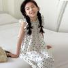 Girls Summer Polka Dot Princess Dress Cute Flutter Sleeve Party Gown For Kids