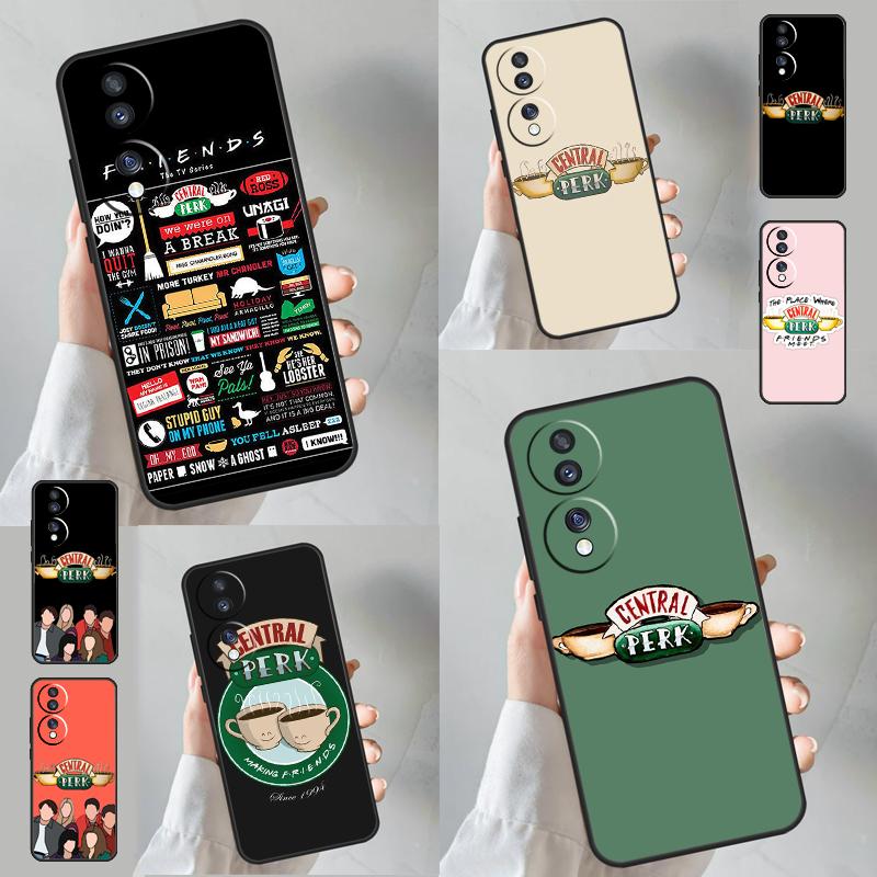 Central Perk Friends Case For Honor X9a X8a X6a X7a X6 X7 X8 X9 X9b X8b Honor 70 50 90 Lite Magic 5 6 Pro Cover