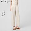 La Chapelle Women's Tencel Linen Cropped Casual Pants